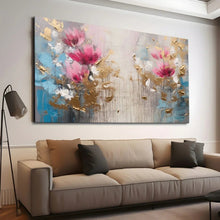 Load image into Gallery viewer, Stretched canvas wall art print – Canvas Wall Art Painting Flowers FL006 – Small – 30x20 in (75x50 cm) – Iloski Art LLC