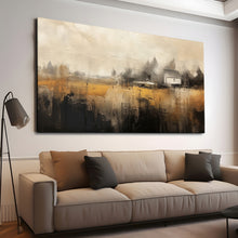 Load image into Gallery viewer, Canvas printed painting, not framed, rolled in tube, subject nature, preries, mountains.