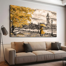 Load image into Gallery viewer, Canvas printed painting, not framed, rolled in tube, subject nature, preries, mountains.