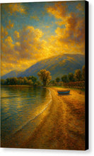 Load image into Gallery viewer, Sunset by the Ohrid Serene Lake - Canvas Print