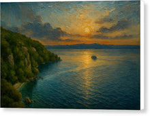 Load image into Gallery viewer, Sunset Over Ohrid lake - Canvas Print