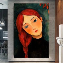 Load image into Gallery viewer, Stretched canvas wall art print – Canvas Wall Art Painting Vasilica Beautiful VBNA066 – Small – 20x30 in (50x75 cm) – Iloski Art LLC