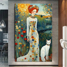 Load image into Gallery viewer, Stretched canvas wall art print – Canvas Wall Art Painting Vasilica Beautiful VBNA068 – Small – 20x30 in (50x75 cm) – Iloski Art LLC