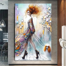 Load image into Gallery viewer, Stretched canvas wall art print – Canvas Wall Art Painting Vasilica Beautiful VBN055 – Small – 20x30 in (50x75 cm) – Iloski Art LLC