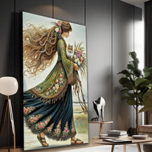 Load image into Gallery viewer, Stretched canvas wall art print – Canvas Wall Art Painting Vasilica Beautiful VBNA014 – Small – 20x30 in (50x75 cm) – Iloski Art LLC