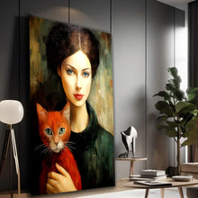 Load image into Gallery viewer, Stretched canvas wall art print – Canvas Wall Art Painting Vasilica Beautiful VBN003 – Small – 20x30 in (50x75 cm) – Iloski Art LLC
