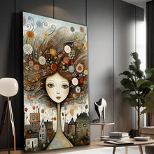 Load image into Gallery viewer, Canvas Wall Art Painting Vasilica Beautiful VBN076b - Iloski Art LLC