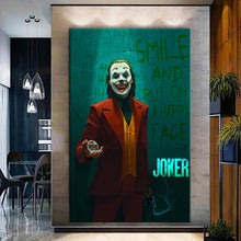 Load image into Gallery viewer, Stretched canvas wall art print – Canvas Wall Art Painting  JOKER147 – Small – 20x30 in (50x75 cm) – Iloski Art LLC
