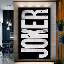 Load image into Gallery viewer, Stretched canvas wall art print – Canvas Wall Art Painting JOKER034 – Small – 20x30 in (50x75 cm) – Iloski Art LLC
