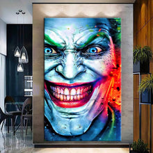 Load image into Gallery viewer, Stretched canvas wall art print – Canvas Wall Art Painting JOKER051 – Small – 20x30 in (50x75 cm) – Iloski Art LLC
