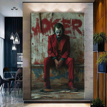 Load image into Gallery viewer, Stretched canvas wall art print – Canvas Wall Art Painting JOKER067 – Small – 20x30 in (50x75 cm) – Iloski Art LLC
