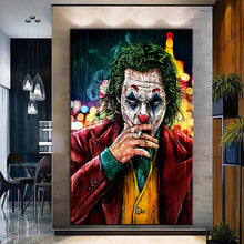 Load image into Gallery viewer, Stretched canvas wall art print – Canvas Wall Art Painting JOKER023 – Small – 20x30 in (50x75 cm) – Iloski Art LLC

