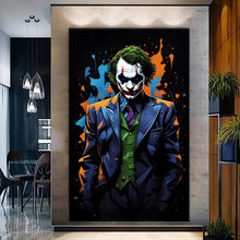 Load image into Gallery viewer, Stretched canvas wall art print – Canvas Wall Art Painting  JOKER149 – Small – 20x30 in (50x75 cm) – Iloski Art LLC
