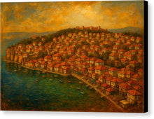 Load image into Gallery viewer, Sunset Over Ohrid Old Town 2 - Canvas Print
