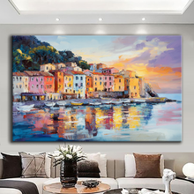 Load image into Gallery viewer, Canvas printed painting, not framed, rolled in tube, subject nature, preries, mountains.
