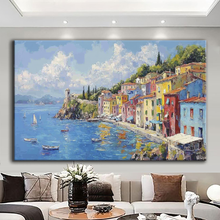Load image into Gallery viewer, Canvas printed painting, not framed, rolled in tube, subject nature, preries, mountains.
