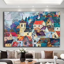Load image into Gallery viewer, Canvas printed painting, not framed, rolled in tube, subject nature, preries, mountains.
