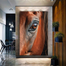 Load image into Gallery viewer, Stretched canvas wall art print – Canvas Wall Art Painting Horses HR009 – Small – 20x30 in (50x75 cm) – Iloski Art LLC
