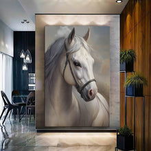 Load image into Gallery viewer, Stretched canvas wall art print – Canvas Wall Art Painting Horses HR010 – Small – 20x30 in (50x75 cm) – Iloski Art LLC
