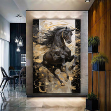 Load image into Gallery viewer, Stretched canvas wall art print – Canvas Wall Art Painting Horses HR033 – Small – 20x30 in (50x75 cm) – Iloski Art LLC
