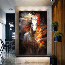 Load image into Gallery viewer, Stretched canvas wall art print – Canvas Wall Art Painting Horses HR076 – Small – 20x30 in (50x75 cm) – Iloski Art LLC
