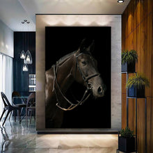 Load image into Gallery viewer, Stretched canvas wall art print – Canvas Wall Art Painting Horses HR082 – Small – 20x30 in (50x75 cm) – Iloski Art LLC
