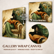 Load image into Gallery viewer, Gallery wrapped canvas wall art print – Modular Art Collection: Contemporary Designs in Pieces MAC029 – Large L (32 × 48 inches × 3 pieces – Total width 96 inches)
