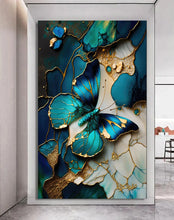 Load image into Gallery viewer, Stretched canvas wall art print – Canvas Wall Art Painting Butterfly BF008 – Small – 20x30 in (50x75 cm) – Iloski Art LLC
