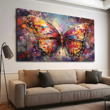Load image into Gallery viewer, Stretched canvas wall art print – Canvas Wall Art Painting Butterfly BF012 – Small – 30x20 in (75x50 cm) – Iloski Art LLC

