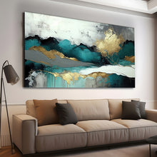 Load image into Gallery viewer, Canvas printed painting, not framed, rolled in tube, subject merkandi, abstract painting
