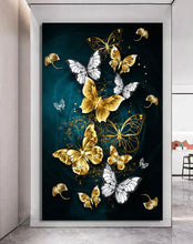 Load image into Gallery viewer, Stretched canvas wall art print – Canvas Wall Art Painting Butterfly BF004 – Small – 20x30 in (50x75 cm) – Iloski Art LLC
