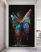 Load image into Gallery viewer, Stretched canvas wall art print – Canvas Wall Art Painting Butterfly BF055 – Small – 20x30 in (50x75 cm) – Iloski Art LLC

