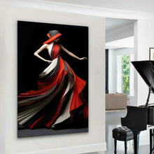 Load image into Gallery viewer, Canvas Wall Art African Woman Painting AFRW0046 - Iloski Art LLC
