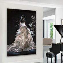 Load image into Gallery viewer, Canvas Wall Art African Woman Painting AFRW0036 - Iloski Art LLC
