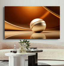 Load image into Gallery viewer, Canvas printed painting, not framed, rolled in tube, subject sandstorm, 3D ilusiion, sandcolors

