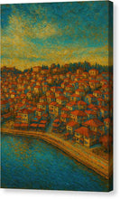 Load image into Gallery viewer, Coastal Town at Sunset Ohrid - Canvas Print
