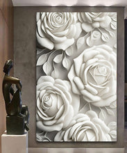 Load image into Gallery viewer, Canvas printed painting, subject Flowers

