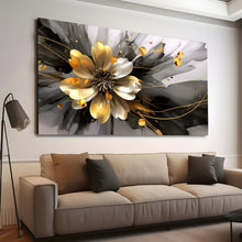 Load image into Gallery viewer, Stretched canvas wall art print – Canvas Wall Art Painting Flowers FlowA080 – Small – 30x20 in (75x50 cm) – Iloski Art LLC
