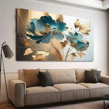 Load image into Gallery viewer, Stretched canvas wall art print – Canvas Wall Art Painting Flowers Flow053 – Small – 30x20 in (75x50 cm) – Iloski Art LLC
