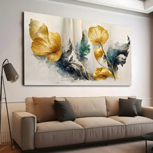 Load image into Gallery viewer, Stretched canvas wall art print – Canvas Wall Art Painting Flowers Flow083 – Small – 30x20 in (75x50 cm) – Iloski Art LLC
