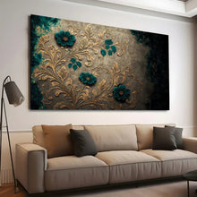 Load image into Gallery viewer, Stretched canvas wall art print – Canvas Wall Art Painting Flowers Flow014 – Small – 30x20 in (75x50 cm) – Iloski Art LLC
