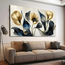 Load image into Gallery viewer, Stretched canvas wall art print – Canvas Wall Art Painting Flowers FlowA001 – Small – 30x20 in (75x50 cm) – Iloski Art LLC
