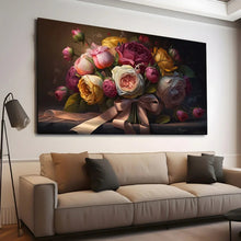Load image into Gallery viewer, Stretched canvas wall art print – Canvas Wall Art Painting Flowers FlowA002 – Small – 30x20 in (75x50 cm) – Iloski Art LLC
