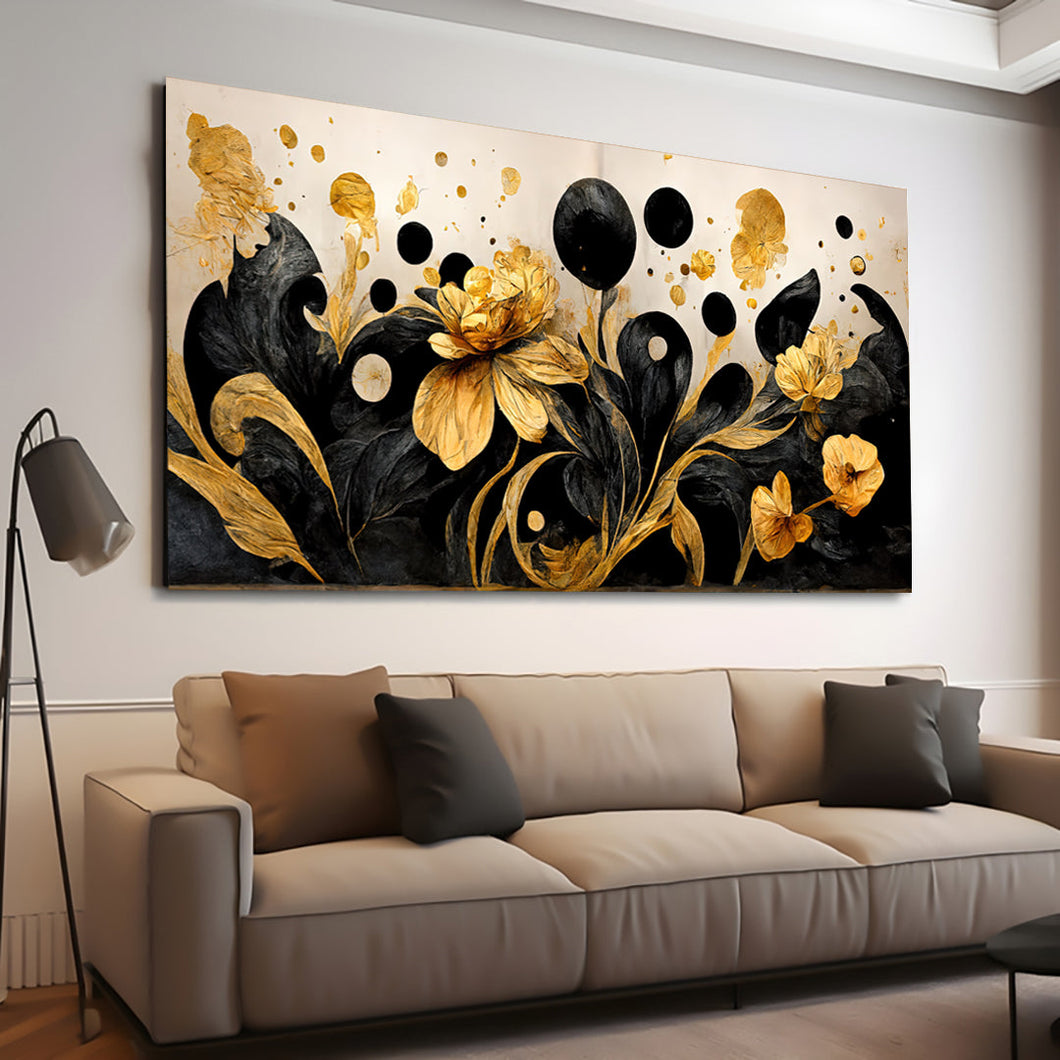 Canvas printed painting, subject Flowers