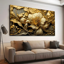 Load image into Gallery viewer, Stretched canvas wall art print – Canvas Wall Art Painting Flowers Flow058 – Small – 30x20 in (75x50 cm) – Iloski Art LLC
