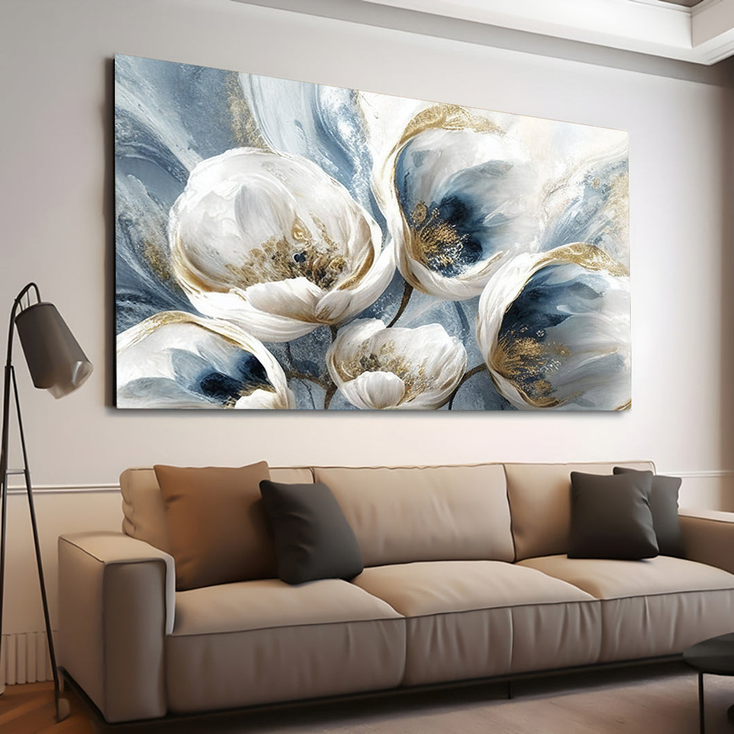 Canvas printed painting, subject Flowers
