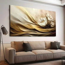 Load image into Gallery viewer, Stretched canvas wall art print – Canvas Wall Art Painting Flowers Flow101 – Small – 30x20 in (75x50 cm) – Iloski Art LLC
