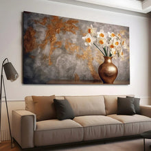 Load image into Gallery viewer, Stretched canvas wall art print – Canvas Wall Art Painting Flowers Flow077 – Small – 30x20 in (75x50 cm) – Iloski Art LLC
