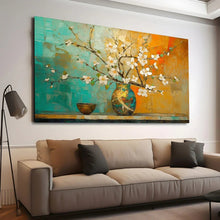 Load image into Gallery viewer, Stretched canvas wall art print – Canvas Wall Art Painting Flowers Flow030 – Small – 30x20 in (75x50 cm) – Iloski Art LLC
