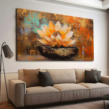 Load image into Gallery viewer, Stretched canvas wall art print – Canvas Wall Art Painting Flowers Flow023 – Small – 30x20 in (75x50 cm) – Iloski Art LLC
